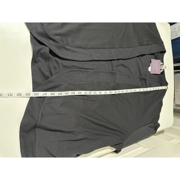 Christopher & Banks Women's Open Front Cardigan Black with Pockets Size 2X NWT - Picture 5 of 7